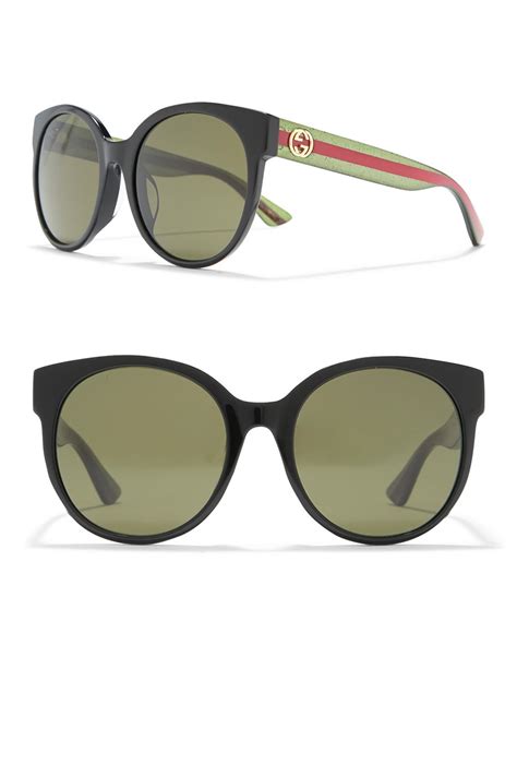 gucci sunglasses2456ns|Gucci 56mm Round Sunglasses .